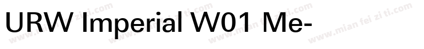 URW Imperial W01 Me字体转换